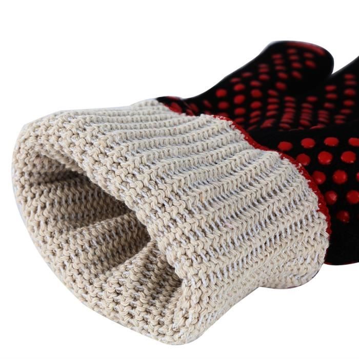 Gant Four Anti Chaleur Gants Et Maniques Silicone Gesentur - Résistance Chaleur 230°C, Cuisine Et BBQ Gants Cuisine Four 230°C
