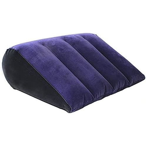 Oreiller Triangulaire Gonflable - Soulagement Douleur Post-opératoire - 58x57x19 Cm