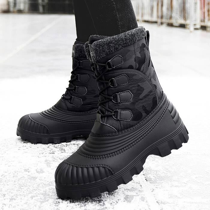 Bottes hiver hotsell homme sans lacets