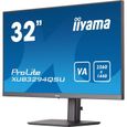Ecran PC - IIYAMA - XUB3294QSU-B1 - 31,5" VA LED WQHD 2560 x 1440 - 4ms - 75Hz - HDMI DP-4