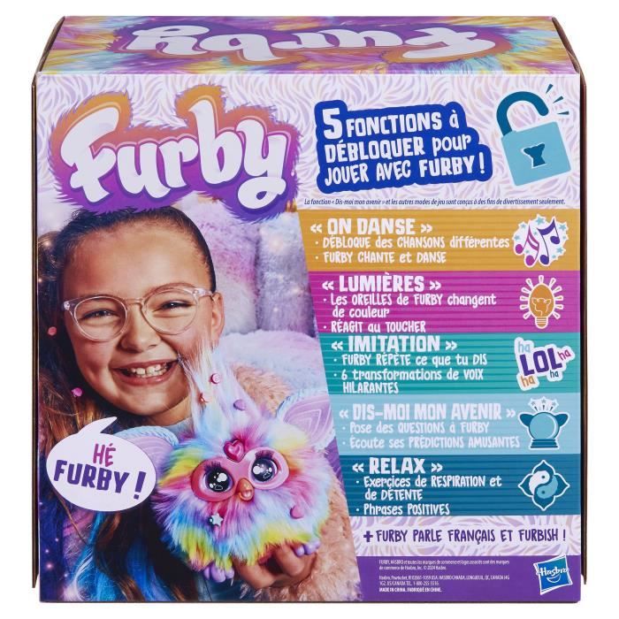 Furby Tie Dye, Brinquedo de Pelúcia Interativo ativado por Voz Furby Tie Dye, Brinquedo de Pelúcia Interativo ativado por Voz