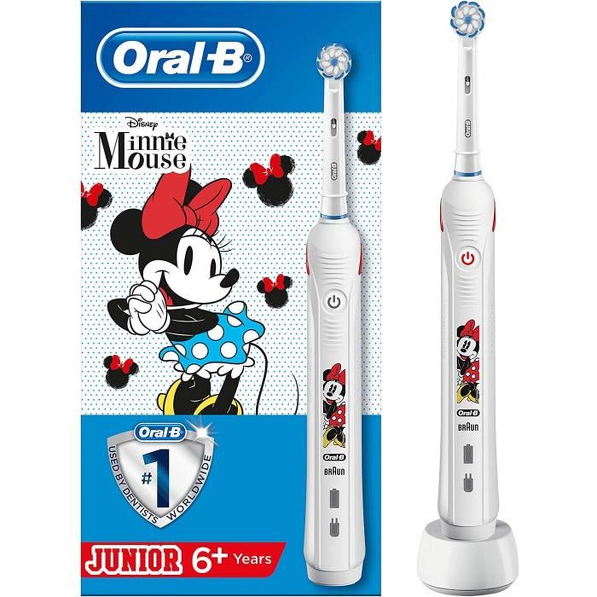Oral-B Junior Brosse à Dents Électrique Rechargeable par Braun, 1 ...