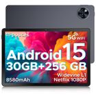 Tablette tactile DOOGEE U11 PRO Android 15 Unisoc T7200 Batterie 8580mAh 11 pouce ips 90Hz, 30Go + 256 Go Widevine L1 WiFi6 - Gris