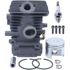 BRAND Assemblage de piston de cylindre 37MM pour Stihl MS192 MS192T MS192TC MS192TC-E MS192T-Z MS192TC-E tronçonneuses avec boulon de