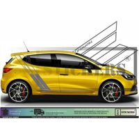 Renault Trophy-R racing Bandes latérales - GRIS - Kit Complet  - Tuning Sticker Autocollant Graphic Decals