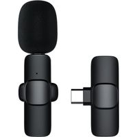 Micro-Cravate, Mini Microphone Lavalier Sans Fil Réduction Du Bruit Du Micro À Revers Omnidirectionnel À 360 ° Compatible Ave[i1777]