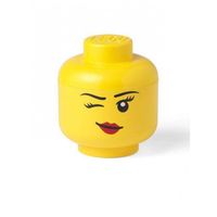 Fille de tête de rangement Lego - Winking Face