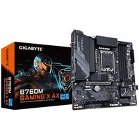 Carte mère - GIGABYTE - B760M Gaming X AX - DDR5 jusqu'à 7600 MHz - Wi-Fi 6E - 2.5GbE LAN