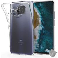 Coque silicone gel fine pour Xiaomi Mi 10T Lite 5G + film ecran - TPU TRANSPARENT