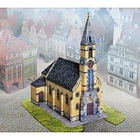 Maquette en carton - Eglise de Pfersbach, Allemagne - Niveau de difficulté 1/3