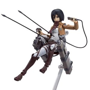 FIGURINE - PERSONNAGE Figurine d'attaque des Titans,Mikasa · Ackerman,Er