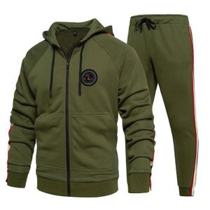 Survêtement 2 Pièces Homme – Sans Capuche, Coupe Droite, Poches Zippées – Confort Sport-détente