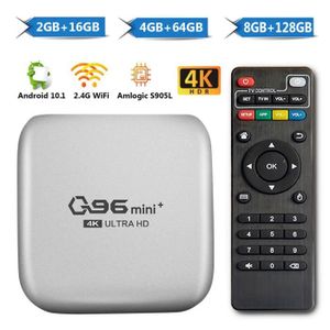 RÉCEPTEUR - DÉCODEUR   2GB-16GB - Bouche UE - Boîtier Smart TV Q96 Mini P