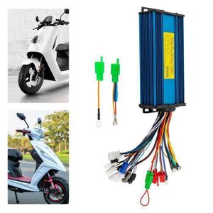 Kit Contrôleur Et Écran Pour Scooter Électrique 48V 18A CosyCaya - Boîtier Métal, Contrôle De Vitesse Stable (Couleur Bleu/Vert/Noir) - 4