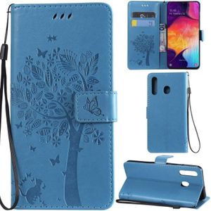 HOUSSE - ÉTUI Samsung Galaxy A20/A30/A50 Coque Motif Arbre Chat 