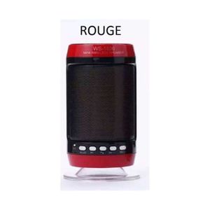 ENCEINTE NOMADE Enceinte/Haut Parleur Bluetooth Rouge WS-1806B -  