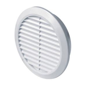 La ventilation gtsa80r-y Grille ronde encastrable 100/ mm aluminium