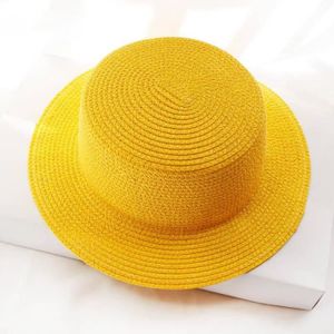 CASQUETTE Casquette,Chapeau de plage pour femmes et enfants, Simple, Parent-enfant, Panama, chapeau de paille, marque pour - Type 11-48-52cm