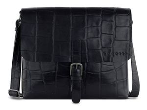 Sac Messenger En Cuir Pour Homme Marque Noir - Neuf Avec étiquettes Couleur Noir