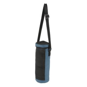 Étui pour Bouteille d'Eau, Porte-Bouteille Isotherme Sac Rafraîchisseur de Bouteille  Isotherme Sac de Transport Pliable - 8 x 19 cm Bleu