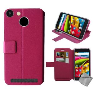 Ref.Rose Etui S-View Universel S pour Archos Access 45 4G 