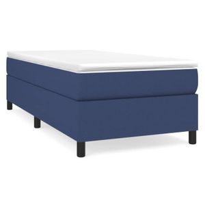 SOMMIER Sommier à ressorts de lit - FASHTROOM - Bleu - 90x