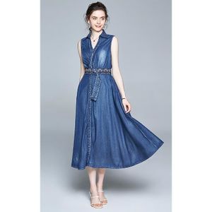 robe longue denim
