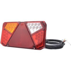 Lot de 2 feux arri/ère 8 LED pour remorque et camion