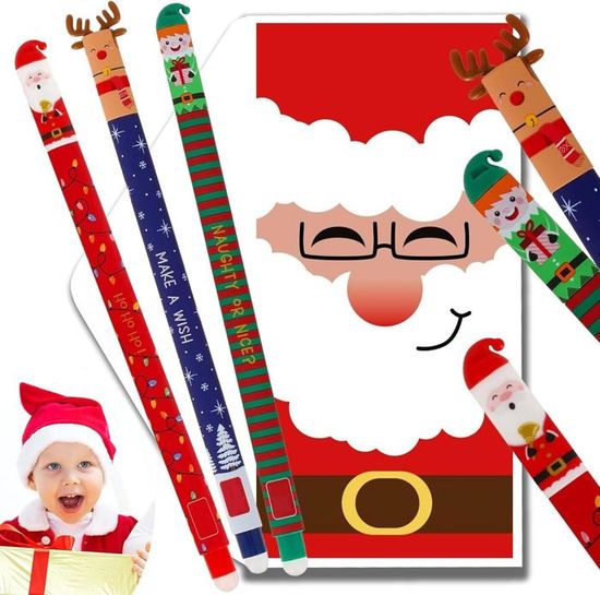 Legami Set De 3 Stylos U00e0 Encre Gel Effau00e7able U00c9dition Limitu00e9e Nou00ebl 2024 Legami EPSET0009 : Suisse Shopping Site De Vente En Ligne De Bon Rapport Qualitu00e9s Prix