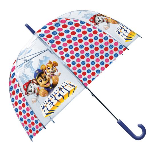 PERLETTI Parapluie Automatique Transparent Pat' Patrouille 42 Cm - Enfant Multicolore
