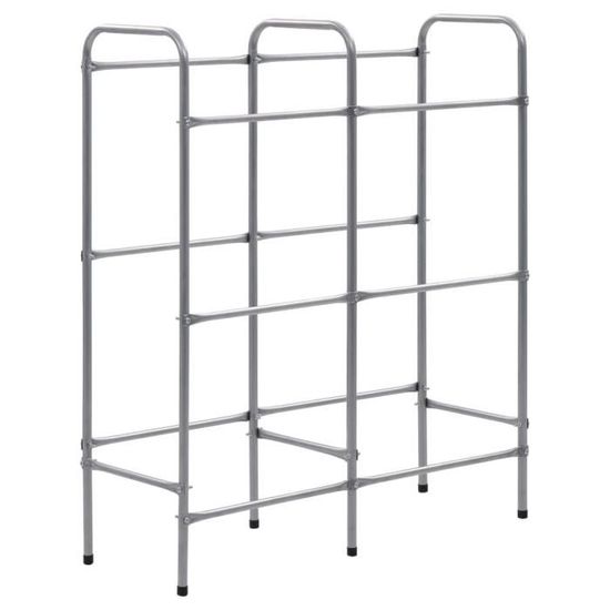 Étagère Métallique Pour 6 Caisses De Boisson – 91x31x116 Cm, Charge 20 Kg Par Niveau, Rangement Cave Ou Cuisine - 5