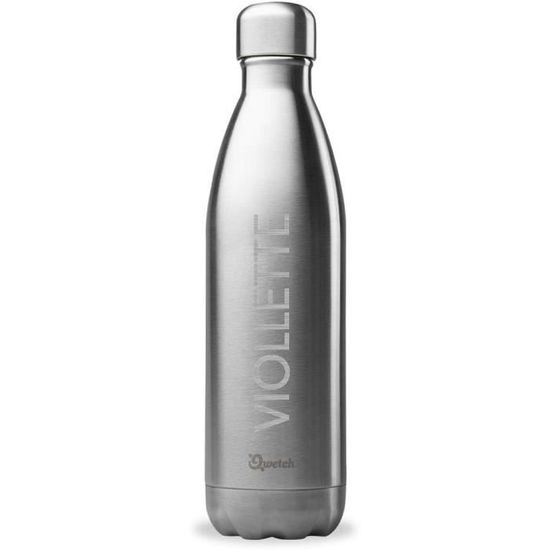 Teetaly – Bouteille D’eau En Aluminium Personnalisée 750 Ml, Légère, Lavable, Avec Mousqueton, Idéale Pour Le Sport Et Les Cadeaux