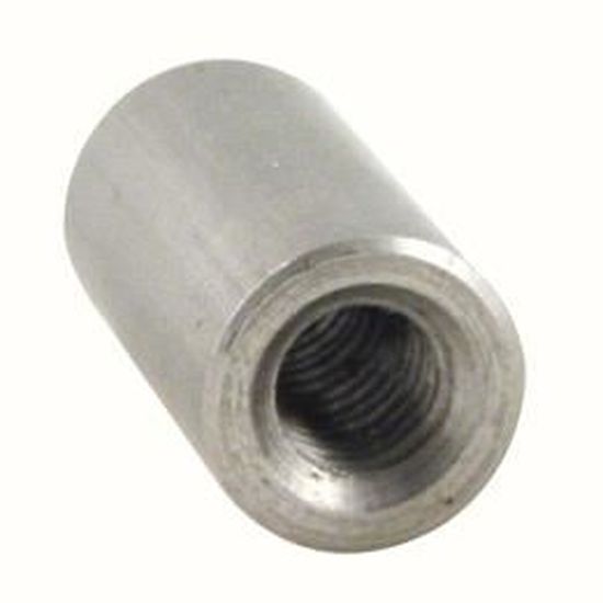 ENTRETOISE CYLINDRIQUE 30X30 PERCE 10 ACIER ZING BLANC