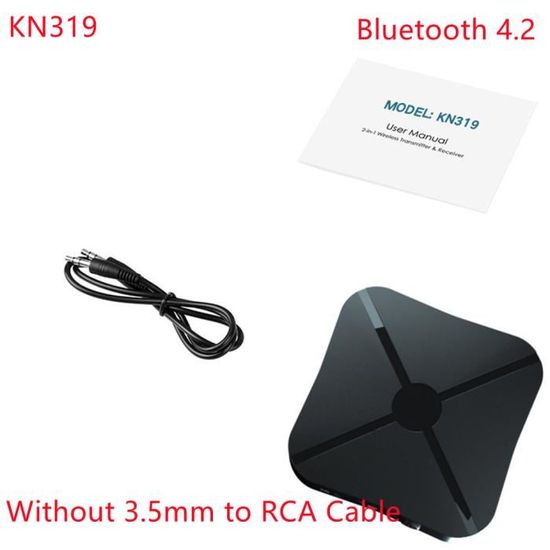Récepteur Bluetooth 5.0 Voiture - Adaptateur USB/AUX 3.5mm Avec Micro