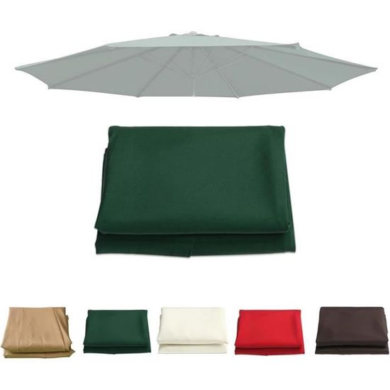 Toile De Rechange Pour Parasol 200/230/270/300CM 6/8 Baleines