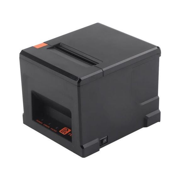 Bisofice Imprimante De Reçus Thermique 80mm USB+LAN - Imprimante Ticket Caisse ESC/POS Pour Restaurants, Supermarchés, Commerce - Compatible Windows Mac Linux