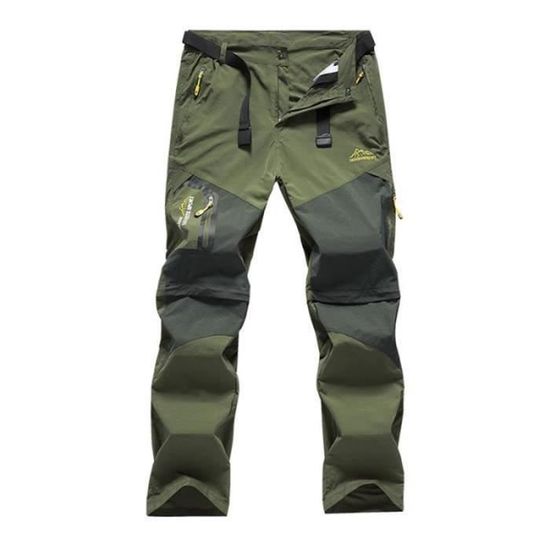 Pantalon Randonnée Convertible Homme - Zip Off Séchage Rapide