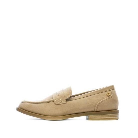 Mokassins Femme XTI - Chaussures Décontractées Confortables En Simili Cuir - Semelle Antidérapante - Certifié Végan