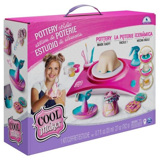 Atelier de poterie Cool Maker - Tour de potier - Loisirs cr?�atifs pour enfants - Cdiscount Jeux 