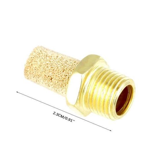 Silencieux Pneumatique Fileté 1/8 BSP - Lot De 30 Pièces - Réduction Bruit Sortie Air Comprimé - Orange - 4