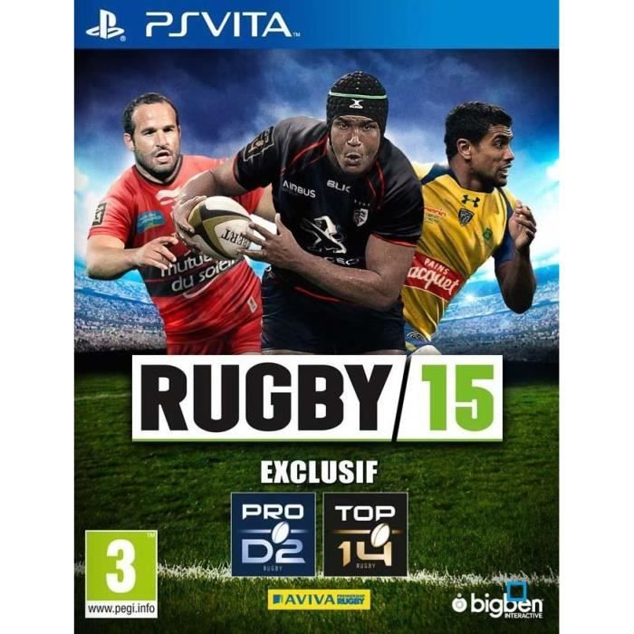 Rugby 15 Jeu PS Vita