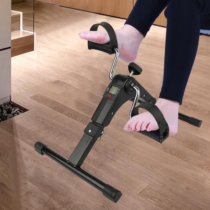 mini vélo d'appartement entraîneur & Stepper cyclisme fitness equippemnt pédale & exercice stepper avec écran lcd