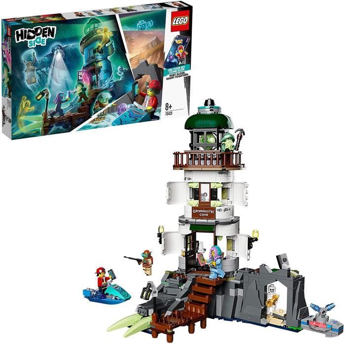 Jeux de construction LEGO Hidden Side, Le phare des ténèbres, Appli AR Games, Set de jeu de réalité augmentée multijoueu 52872