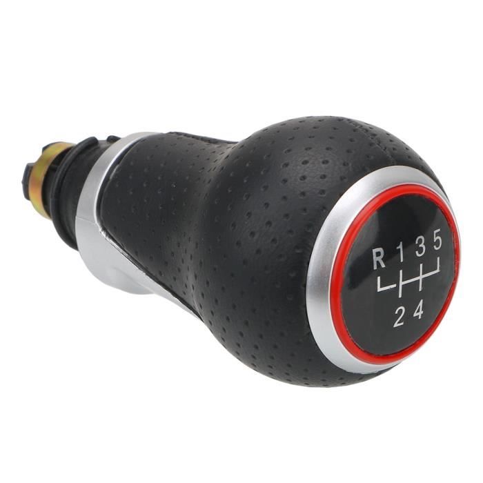 R Red 5 gear -LEEPEE pommeau de levier de vitesse, accessoires de voiture, pour VW, Audi A4 B6 B7 B8 A6 S4 8K A5 8T Q5 8R ligne S, I