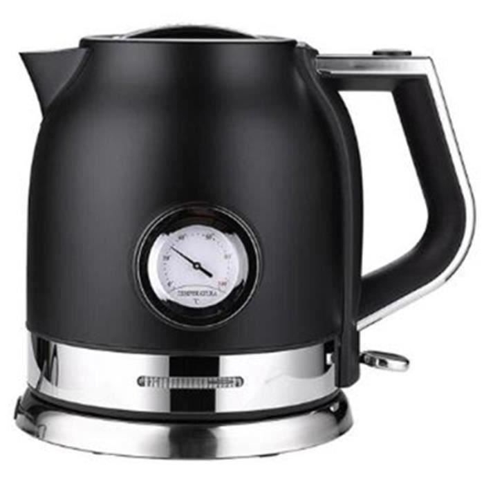 1.8L Bouilloire Électrique En Acier Inoxydable 304 avec Compteur De Température De L\'Eau 1500W Ménage Chauffage Rapide Électrique