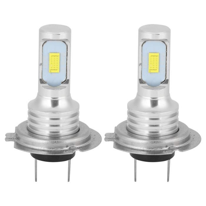 ZJCHAO Ampoule LED antibrouillard 2Pcs 80W 6000K H7 LED Feux de Brouillard de Voiture Lampe Blanc Universel 12-24V