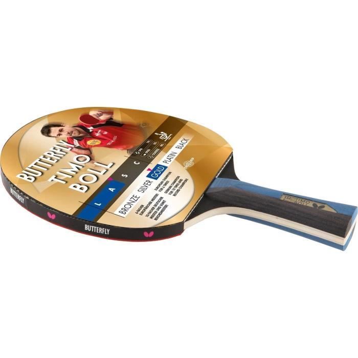 Butterfly 85020 Raquette de tennis de table Timo Boll Gold Noir-doré