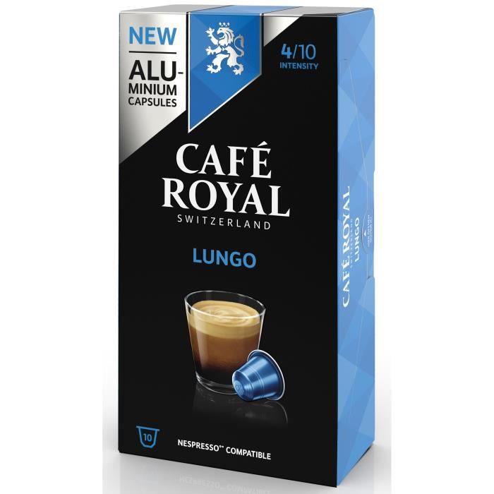 CAFE ROYAL compatible Nespresso Alu Lungo x10