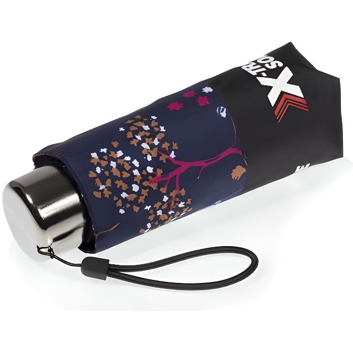 Isotoner Parapluie femme x-tra solide pliant cerisier