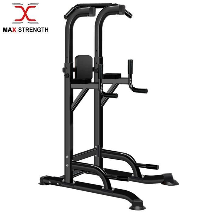 Max Strength Power Pull Up Station Dip Exercise Bar Menton Push Up Knee Raise Stand
